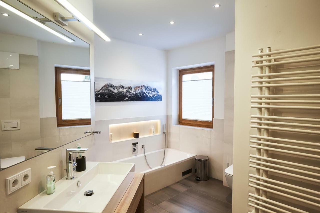 Top Modernes Ferienhaus Mit Sauna! Nicht Weit Vom Skilift 蒂罗尔-基希贝格 外观 照片