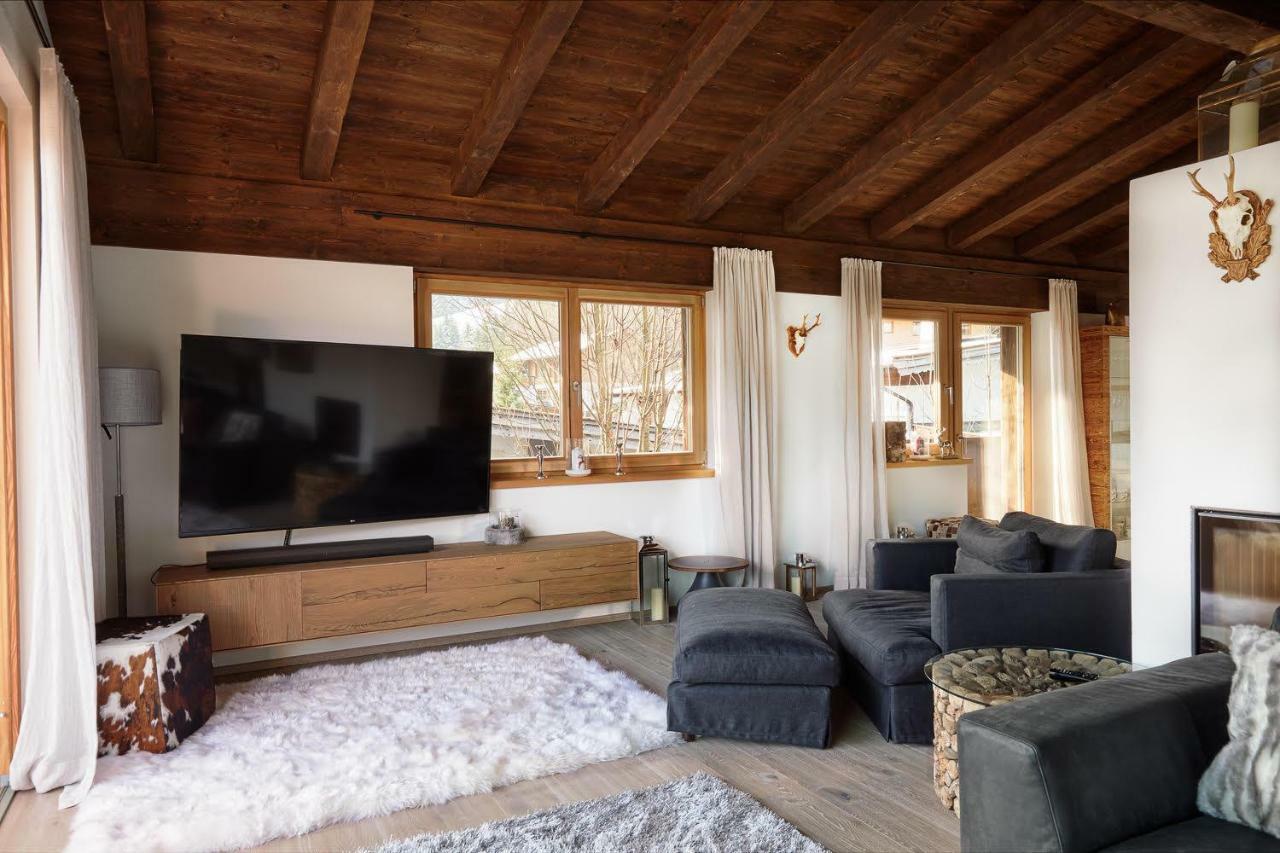 Top Modernes Ferienhaus Mit Sauna! Nicht Weit Vom Skilift 蒂罗尔-基希贝格 外观 照片